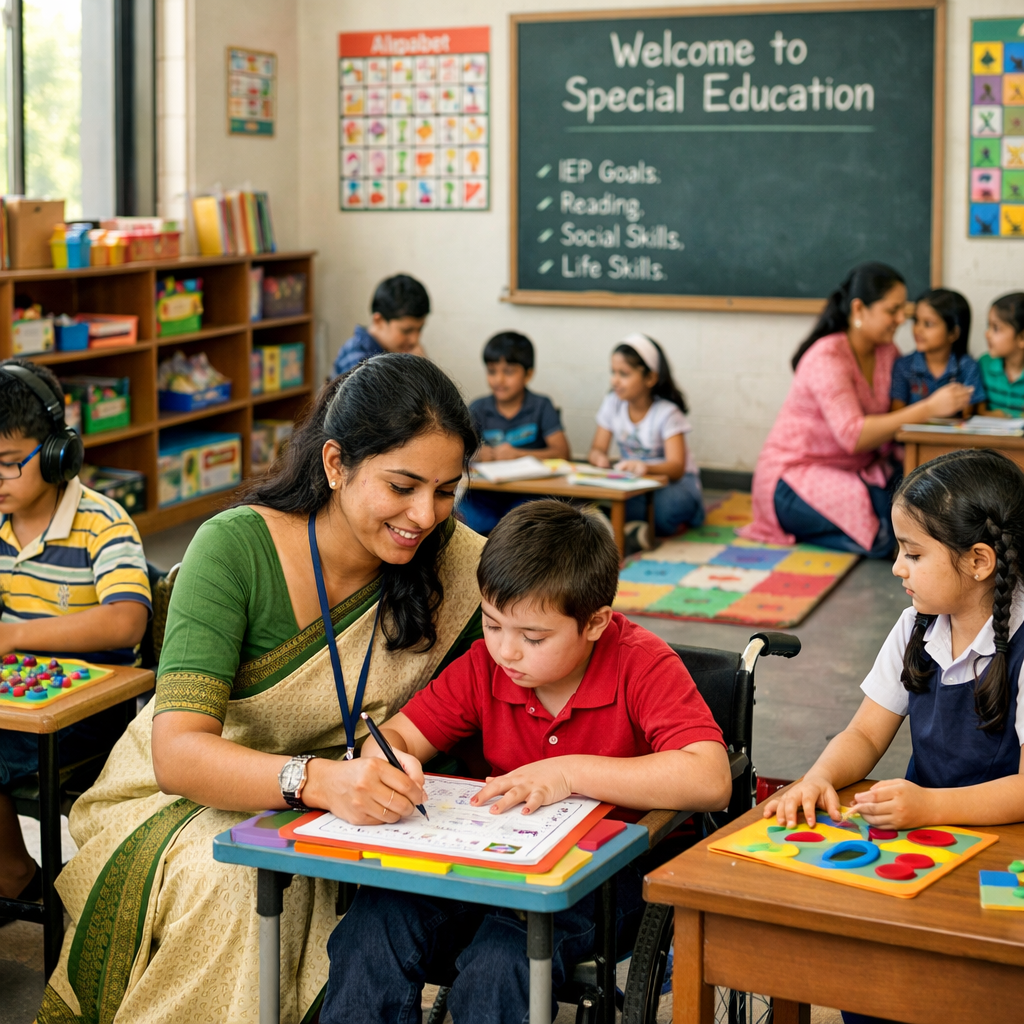 Where do Special Education Professionals Work?